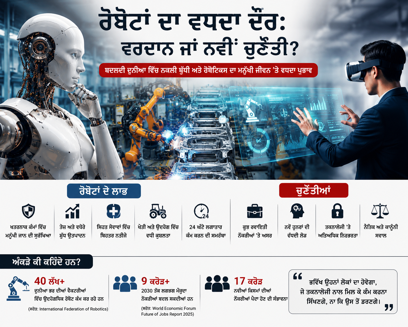 ਰੋਬੋਟਾਂ ਦਾ ਵਧਦਾ ਰੁਝਾਨ  ਮਨੁੱਖ ਲਈ ਵਰਦਾਨ ਜਾਂ ਨਵੀਂ ਚੁਣੌਤੀ?
